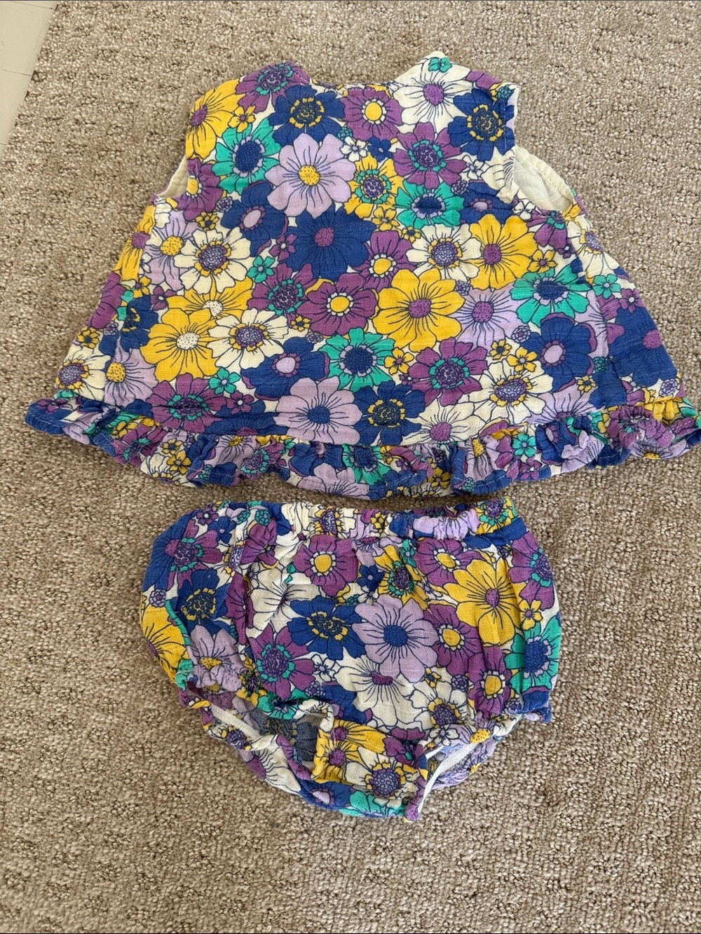 Angel Dear Floral Bloomer Tank Set